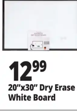 Ocean State Job Lot 20x30 Dry Erase White Board offer