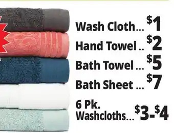 Ocean State Job Lot Bath Towels offer