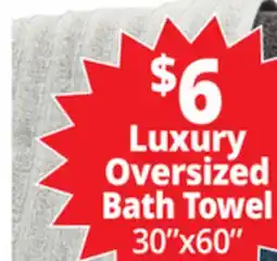 Ocean State Job Lot Luxury Oversized Bath Towel offer