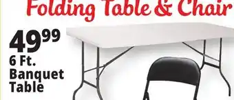 Ocean State Job Lot 6 Ft. Banquet Table offer