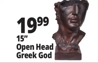 Ocean State Job Lot 15 Open Head Greek God offer