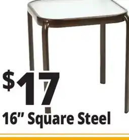 Ocean State Job Lot 16 Square Steel offer