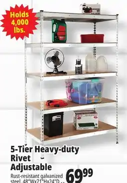 Ocean State Job Lot 5-Tier Heavy-duty Rivet Adjustable offer