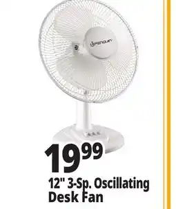 Ocean State Job Lot Oscillating Desk Fan 12 offer