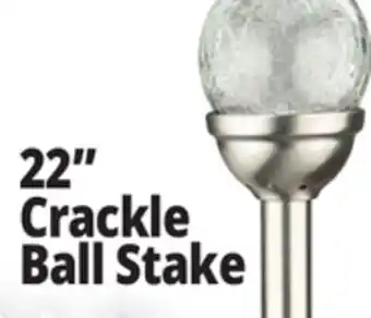 Ocean State Job Lot 22 Crackle Ball Stake offer