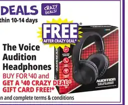 Ocean State Job Lot The Voice Audition Headphones offer
