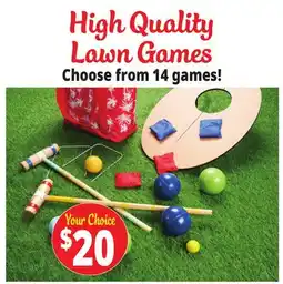 Ocean State Job Lot High Quality Lawn Games offer