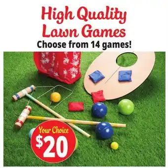 Ocean State Job Lot High Quality Lawn Games offer