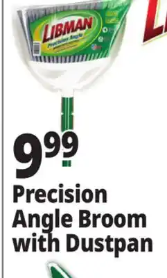 Ocean State Job Lot Precision Angle Broom with Dustpan offer