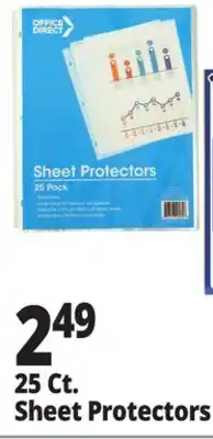 Ocean State Job Lot Office Direct Sheet Protectors 25-Count offer