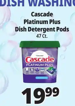 Ocean State Job Lot Platinum Plus Dish Detergent Pods offer