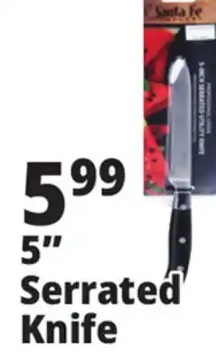 Ocean State Job Lot 5 Serrated Knife offer