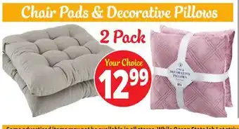 Ocean State Job Lot Chair Pads & Decorative Pillows offer