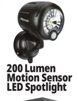 Ocean State Job Lot 200 Lumen Motion Sensor LED Spotlight offer