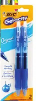 Ocean State Job Lot Velocity Gel Retractable Black Ink Pens 2-Count offer