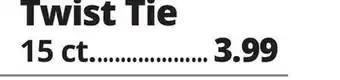 Ocean State Job Lot Twist Tie offer