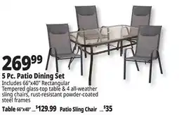Ocean State Job Lot 5 Pc. Patio Dining Set offer