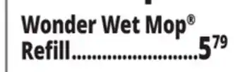 Ocean State Job Lot Wonder Mop Refill offer