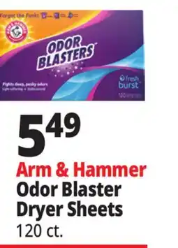 Ocean State Job Lot Odor Blasters Dryer Sheets offer