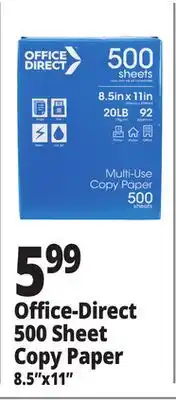 Ocean State Job Lot Office Direct Copy Paper 500 Sheets offer