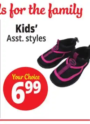 Ocean State Job Lot Water Shoes & Sandals for Kids' offer