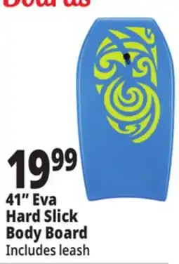 Ocean State Job Lot 41 Eva Hard Slick Body Board offer
