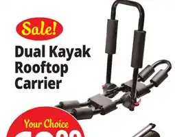 Ocean State Job Lot Dual Kayak Rooftop Carrier offer