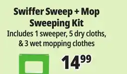 Ocean State Job Lot Sweeper 2-in-1 Dry & Wet Multi-Surface Floor Cleaner Starter Kit 11-piece offer