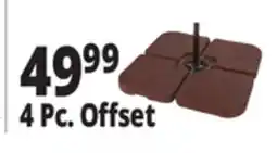 Ocean State Job Lot Offset Umbrella Base 4-Piece offer