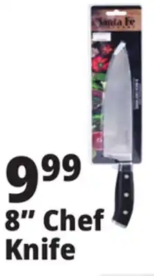 Ocean State Job Lot Santa Fe Professional Grade 8-Inch Chef Knife offer