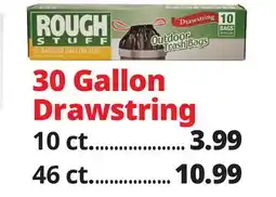 Ocean State Job Lot 30 Gallon Drawstring offer