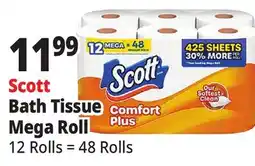 Ocean State Job Lot Bath Tissue Mega Roll offer