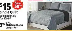 Ocean State Job Lot Single Quilt offer