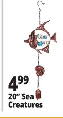 Ocean State Job Lot 20 Sea Creature Wind Chime offer