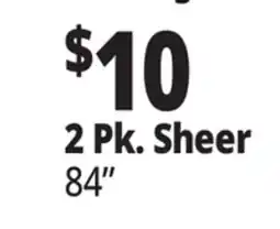 Ocean State Job Lot 2 Pk. Sheer offer