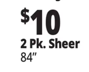 Ocean State Job Lot 2 Pk. Sheer offer