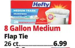 Ocean State Job Lot Hefty 8 Gallon Medium Flap Tie offer