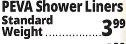 Ocean State Job Lot PEVA Shower Liners Standard Weight offer