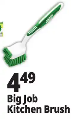 Ocean State Job Lot Big Job Kitchen Brush offer