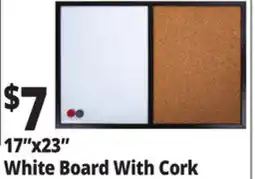 Ocean State Job Lot 17x23 White Board With Cork offer