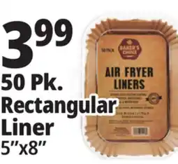 Ocean State Job Lot 50 Pk. Rectangular Liner offer