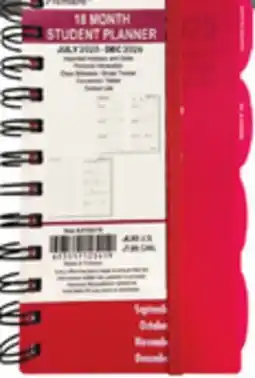 Ocean State Job Lot 4x6 2025/2026 18 Month Student Planners offer