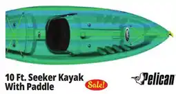 Ocean State Job Lot 10 Ft. Seeker Kayak With Paddle offer