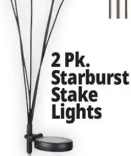 Ocean State Job Lot 2 Pk. Starburst Stake Lights offer