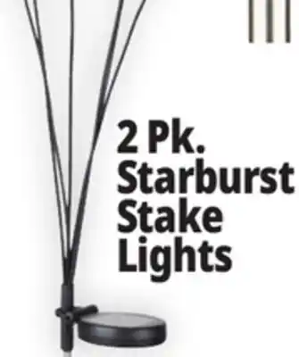 Ocean State Job Lot 2 Pk. Starburst Stake Lights offer