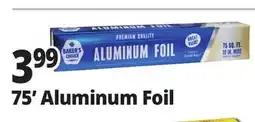 Ocean State Job Lot Baker's Choice Premium Quality Aluminum Foil 75 sq ft offer