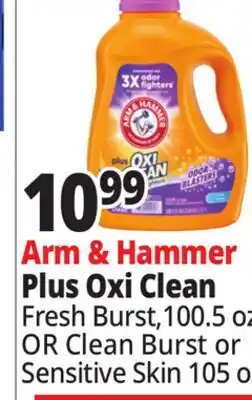 Ocean State Job Lot Arm & Hammer Plus Oxi Clean offer