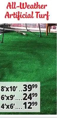 Ocean State Job Lot All-Weather Green Artificial Grass offer
