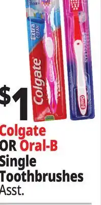 Ocean State Job Lot Colgate Extra Clean Medium Toothbrush offer