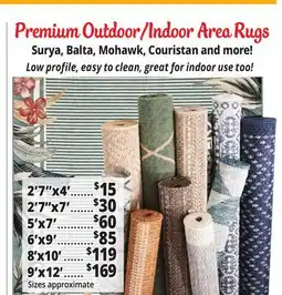 Ocean State Job Lot Premium Outdoor/Indoor Area Rugs offer